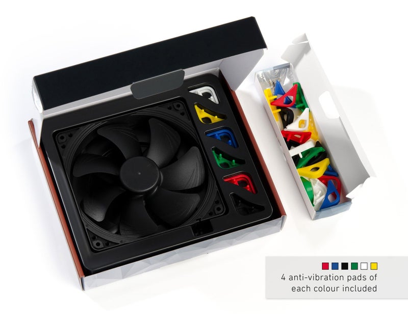 NOCTUA مروحة نوكتوا NF-A14 PWM chromax.أسود.قابل للتبديل، مروحة هادئة متميزة، 4 دبابيس (140 مم، أسود) - Image 4